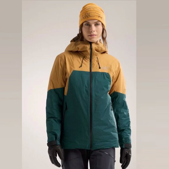 NWT Arcteryx Rush Insulated Jacket Women's Yukon/Pytheas XS - Picture 1 of 3